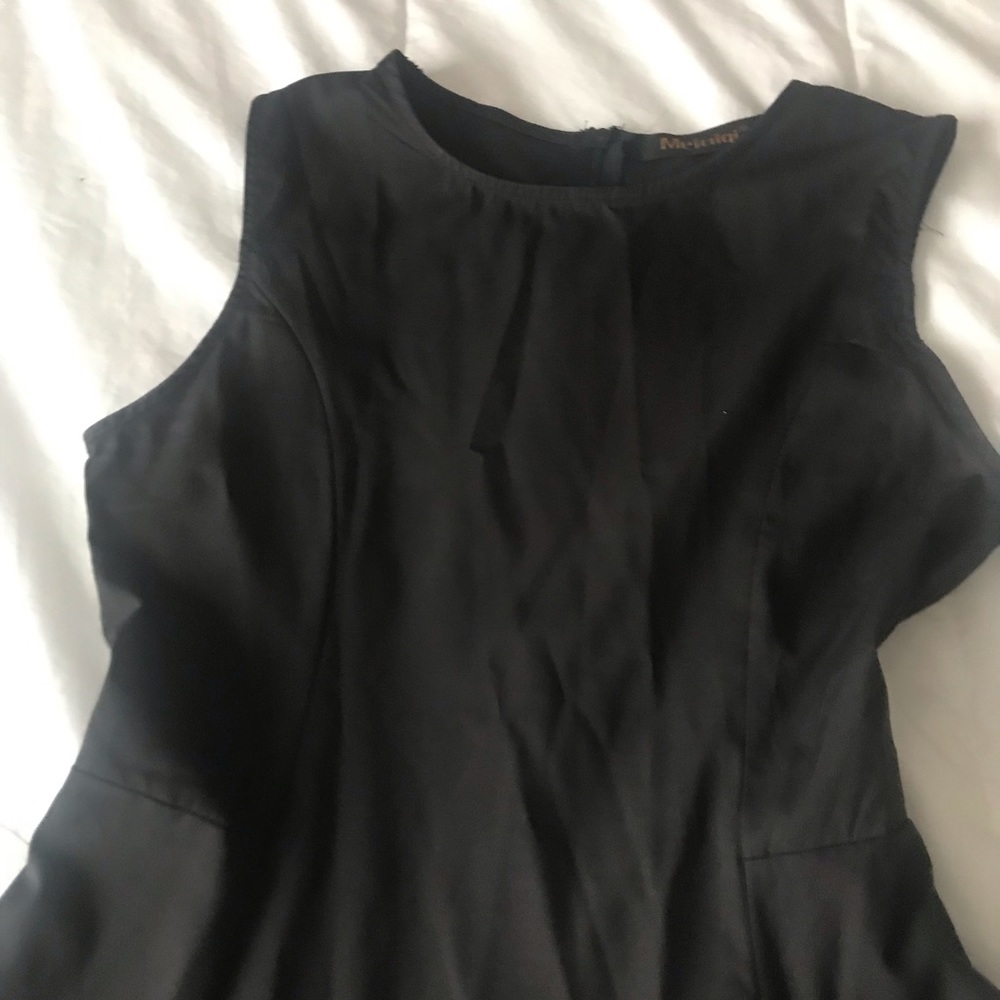 ☀️ Black midi dress - Picture 5 of 6